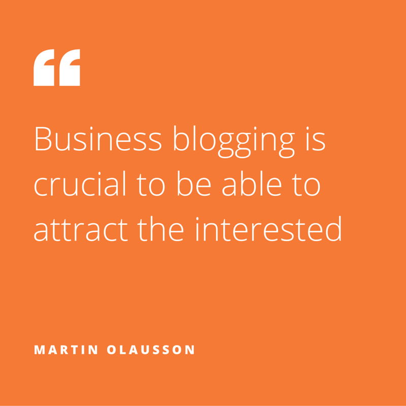 What is business blogging?